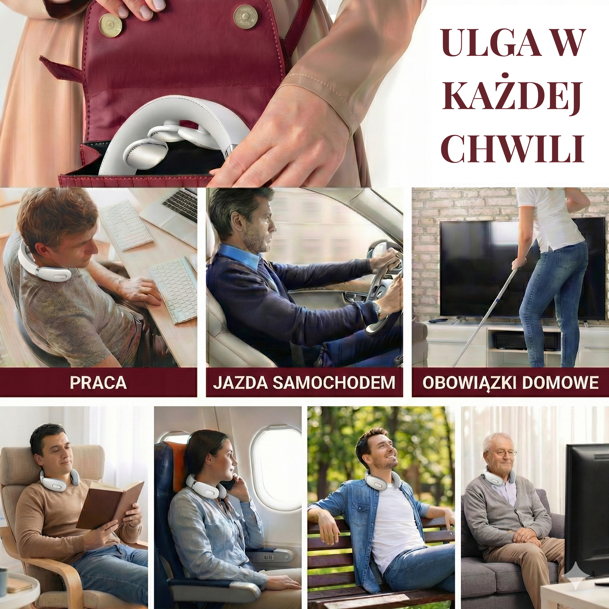 zastosowanie masażera